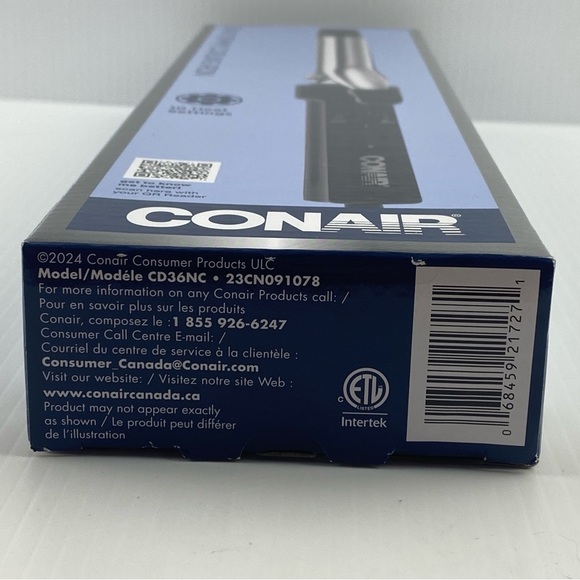 NEW Conair 3/4 inch Curling Iron Heated Hair Styler - Picture 3 of 7